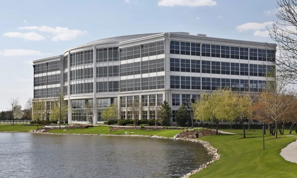 Modern local business building